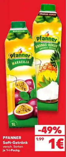 Kaufland PFANNER Saft-Getränk Angebot