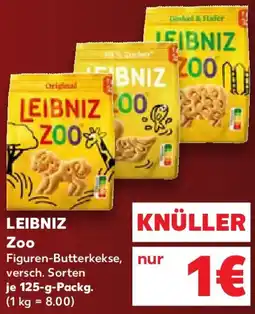 Kaufland LEIBNIZ Zoo Figuren-Butterkekse Angebot