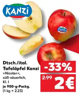 Kaufland Tafeläpfel Kanzi >> Nicoter«< Angebot