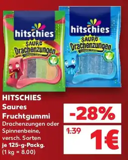 Kaufland HITSCHIES Saures Fruchtgummi Angebot