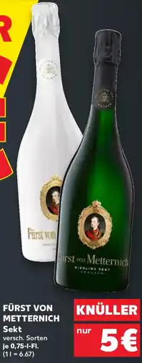 Kaufland FÜRST VON METTERNICH Sekt Angebot