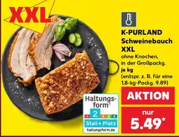 Kaufland K-PURLAND Schweinebauch XXL Angebot