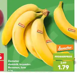 Kaufland Demeter Bananen, lose Angebot