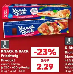 Kaufland KNACK & BACK Frischteig- Produkt Angebot
