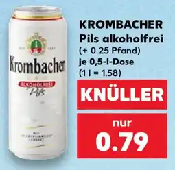 Kaufland KROMBACHER Pils alkoholfrei Angebot