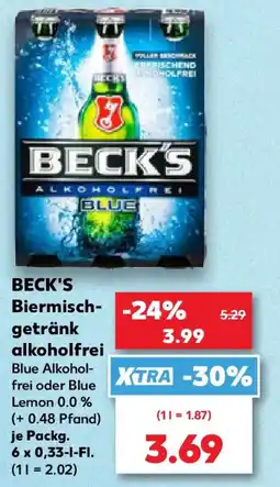 Kaufland BECK'S Biermischgetränk alkoholfrei Angebot