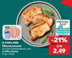 Kaufland K-PURLAND Minutensteaks Angebot