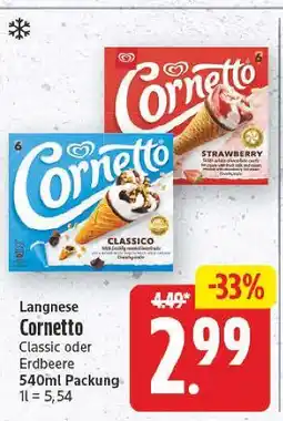 E-Center Langnese cornetto classico Angebot
