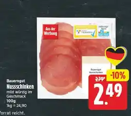 E-Center Bauerngut nussschinken Angebot