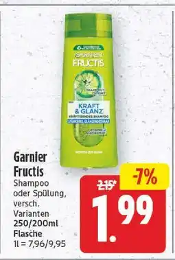E-Center Garnier fructis shampoo oder spülung Angebot