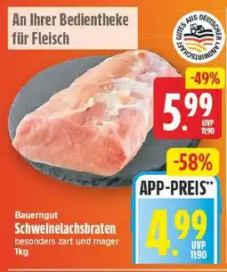 E-Center Bauergut schweinelachsbraten Angebot