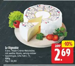 E-Center Le vignoble triple-crème-weichkäse Angebot