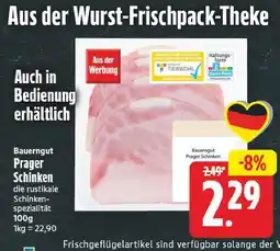 E-Center Bauerngut prager schinken Angebot