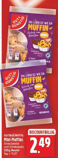 E-Center Gut&günstig mini-muffins stracciatella Angebot