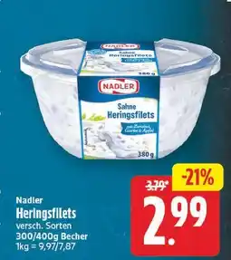 E-Center Nadler heringsfilets Angebot
