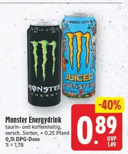 E-Center Monster energydrink Angebot