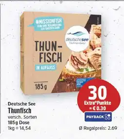 E-Center Deutsche see thunfisch Angebot