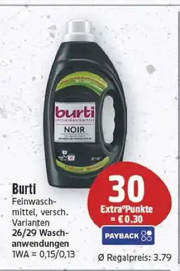 E-Center Burti feinwaschmittel Angebot