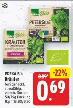 E-Center Edeka bio kräuter Angebot