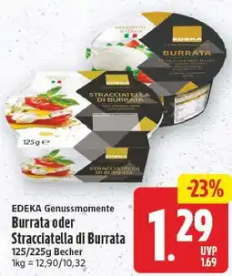 E-Center Edeka genussmomente burrata Angebot