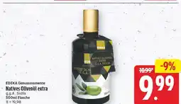 E-Center Edeka genussmomente natives olivenöl extra Angebot