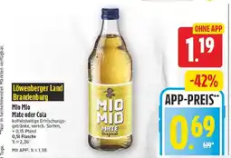 E-Center Mio mio mate oder cola Angebot