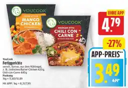 E-Center Youcook fertiggerichte Angebot
