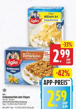 E-Center Iglo schlemmerfilet Angebot