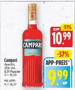 E-Center Campari aperitiv Angebot
