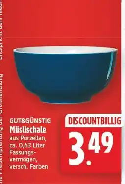 E-Center Gut&günstig müslischale Angebot