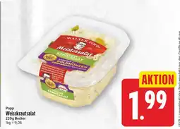 E-Center Popp weisskrautsalat Angebot