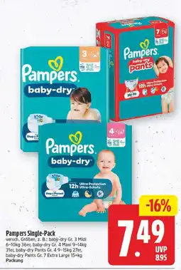 E-Center Pampers baby-dry Angebot