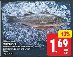 E-Center Wolfsbarsch Angebot