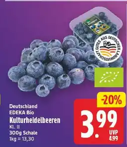 E-Center Edeka bio kulturheidelbeeren Angebot