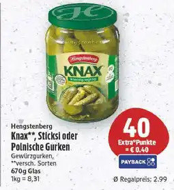 E-Center Hengstenberg knax Angebot