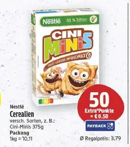 E-Center Nestlé cerealien Angebot