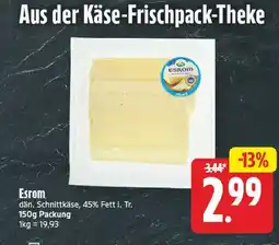 E-Center Esrom dän. schnittkäse Angebot