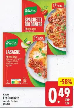 E-Center Knorr spaghetti bolognese Angebot