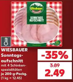 Kaufland WIESBAUER Sonntagsaufschnitt Angebot