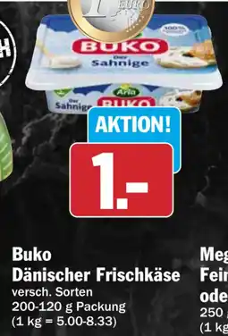 HIT Buko Dänischer Frischkäse Angebot