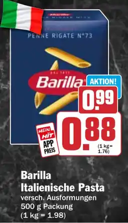 HIT Barilla Italienische Pasta Angebot