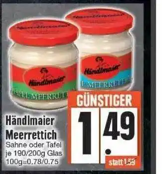 Edeka Händlmaier Meerrettich Angebot