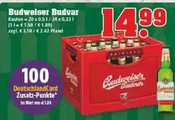 trinkgut Budweiser Budvar Angebot