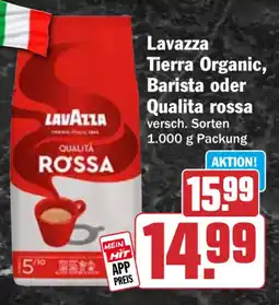HIT Lavazza Tierra Organic, Barista oder Qualita rossa Angebot