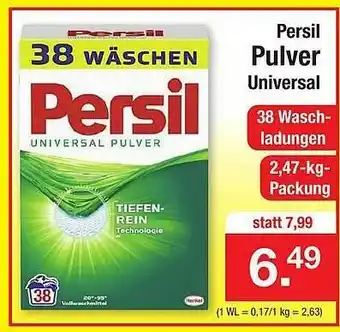 Zimmermann Persil Pulver Universal Angebot