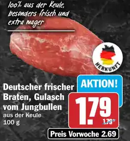 HIT Deutscher frischer Braten, Gulasch vom Jungbullen Angebot