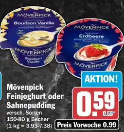 HIT Mövenpick Feinjoghurt oder Sahnepudding Angebot