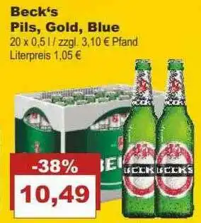 Bilgro Beck's Pils Gold Blue Angebot