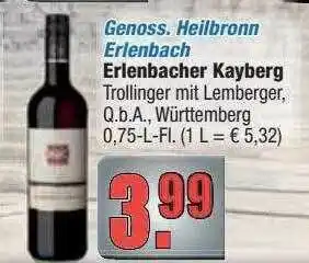 alldrink Genoss. Heilbronn Erlenbach Erlenbach Kayberg Angebot