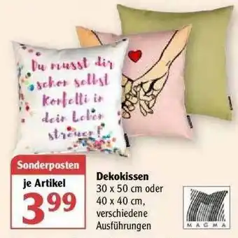 Globus Dekokissen Angebot